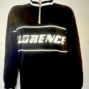 H&M DIVIDED FLORENCE BLACK ZIP SWEATSHIRT DRESS